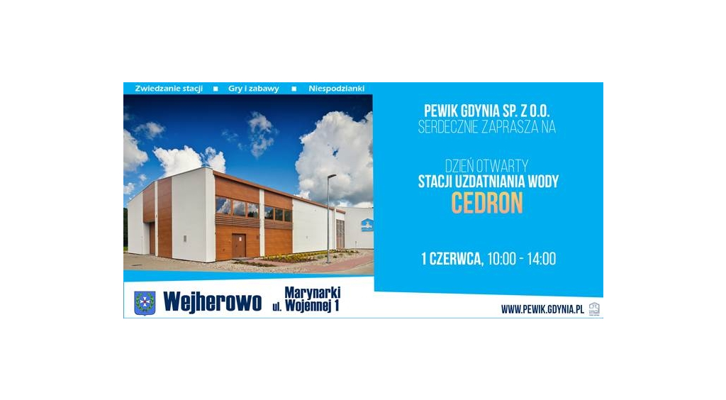 Dzień Otwarty Stacji Uzdatniania Wody w Wejherowie