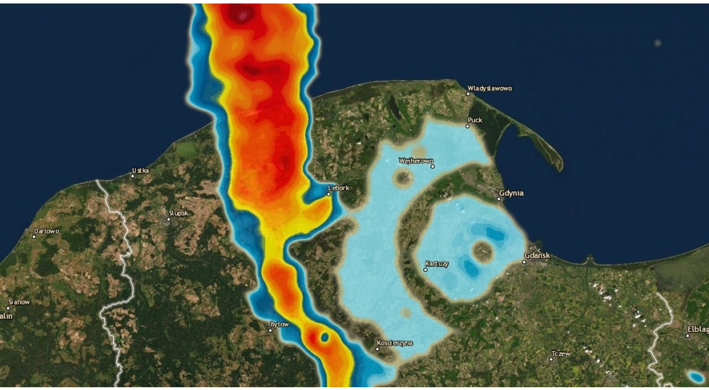 Uwaga, możliwość wystąpienia burz z deszczem i gradem