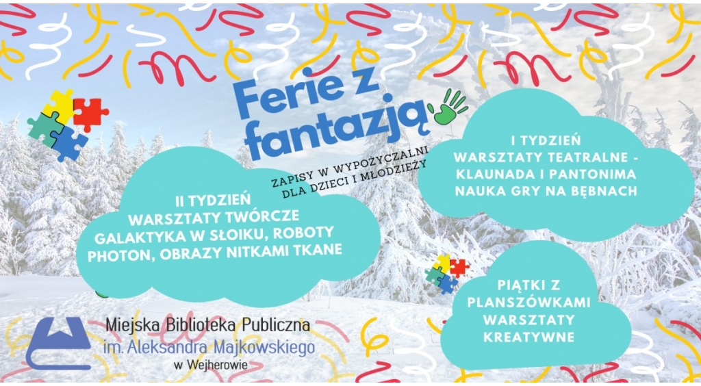 W bibliotece „Ferie z fantazją”