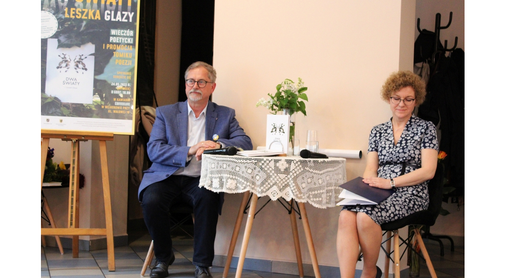 Promocja tomiku wierszy Leszka Glazy „Dwa światy”