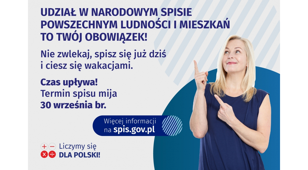 Czy pamiętasz, że spis trwa do 30 września br.?