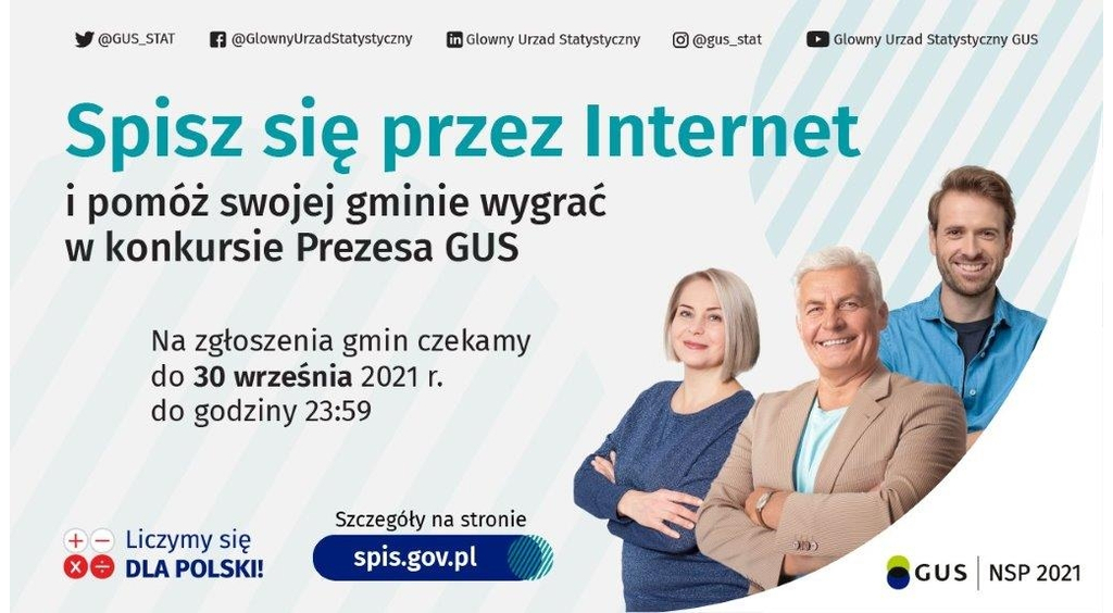 Rozpoczął się konkurs na najbardziej cyfrową gminę Narodowego Spisu Powszechnego Ludności i Mieszkań 2021