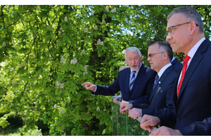 Odbiór stanu surowego Książnicy prof. G. Labudy