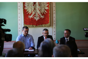 Odbiór stanu surowego Książnicy prof. G. Labudy