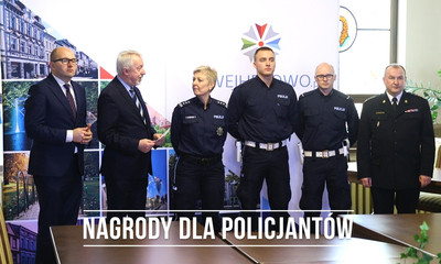 Prezydent wręczył nagrody dwóm policjantom KPP w Wejherowie