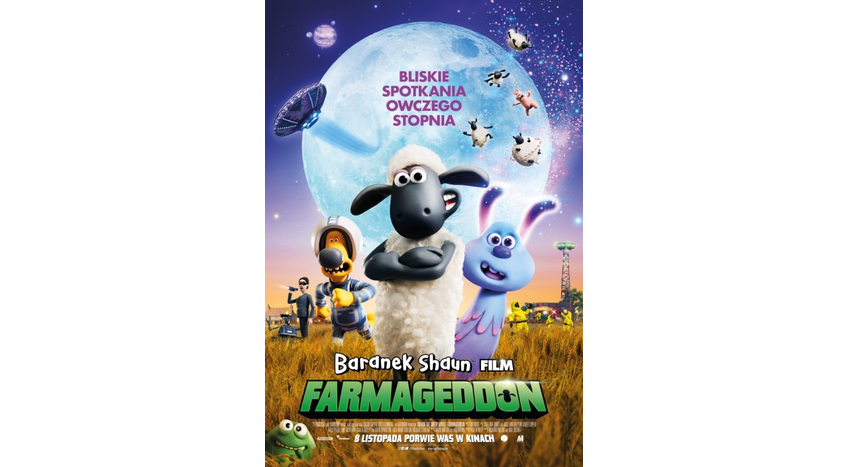 Baranek Shaun Film. Farmageddon 2D dubbing