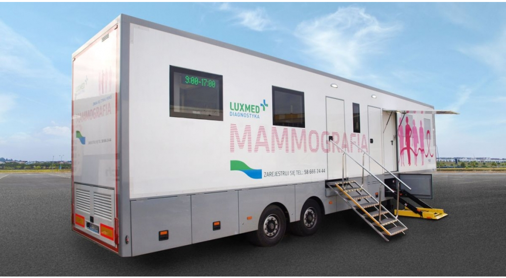 Do Wejherowa przyjeżdża mobilna pracownia mammograficzna