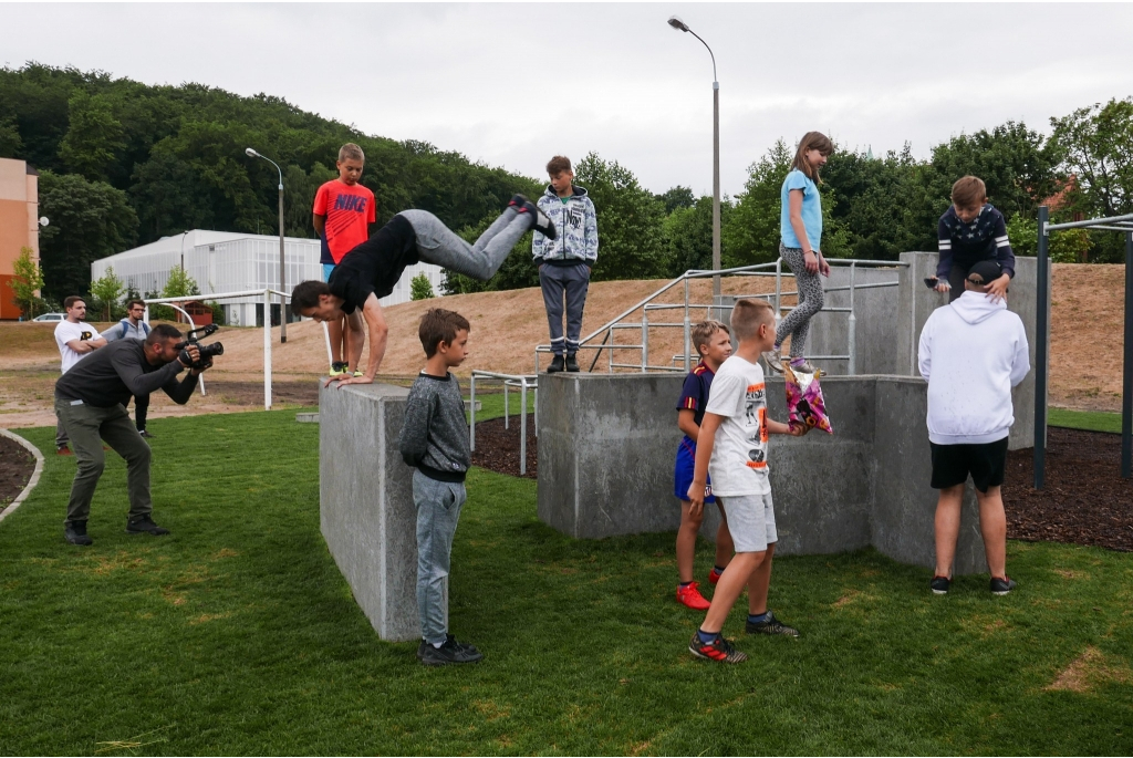 Plac Parkour na osiedlu Przyjaźni