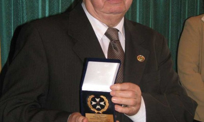 Medal Róży dla Starszego wejherowskiego Cechu Brunona Gajewskiego