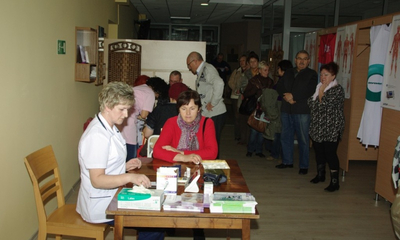 Akcja profilaktyki przeciw udarowi mózgu w NZOZ Nasz Dom - 16.11.2012