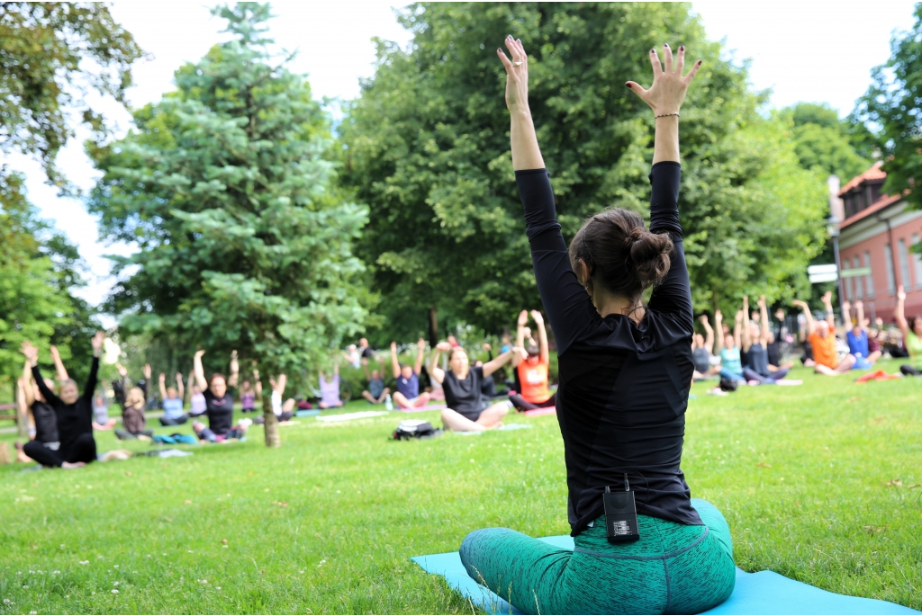 Joga w parku
