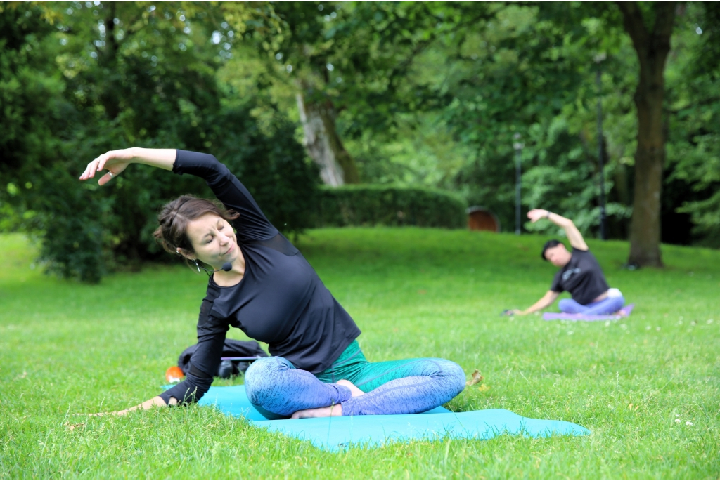 Joga w parku