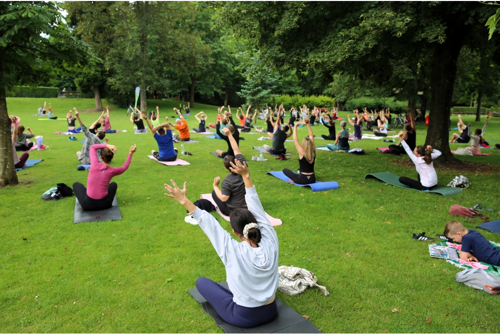 Joga w parku