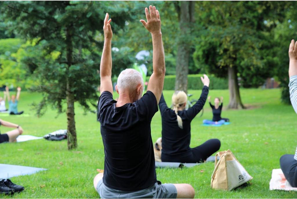 Joga w parku