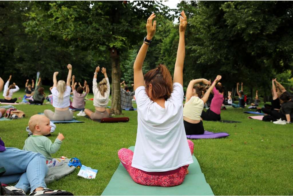 Joga w parku