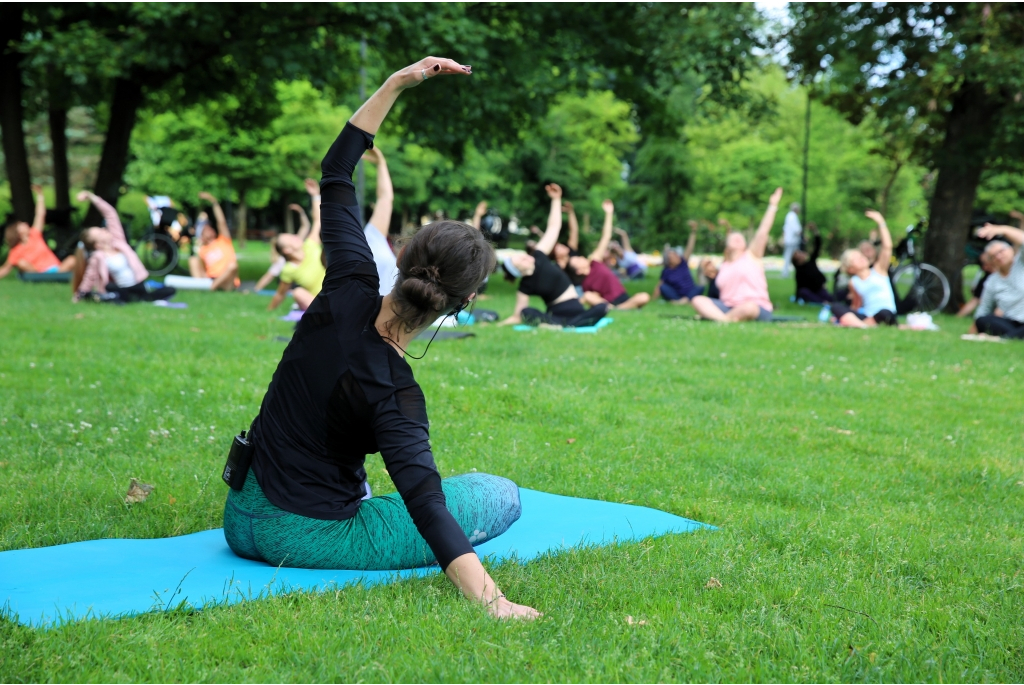 Joga w parku