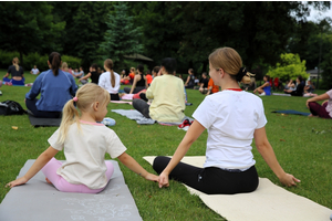 Joga w parku