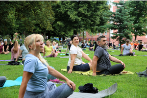 Joga w parku