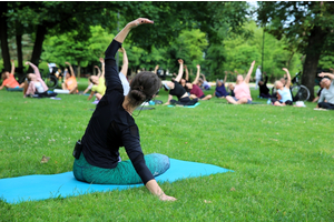 Joga w parku