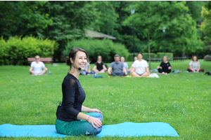 Joga w parku