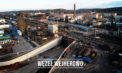 Budowa węzła WEJHEROWO (Kwiatowa) - Luty 2020