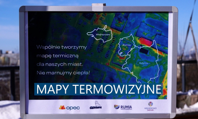 Mapy termowizyjne strat ciepła w Wejherowie