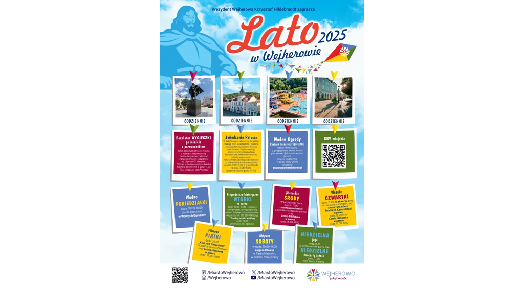 Letnie – Atrakcyjne – Turystyczne – Otwarte  LATO 2025 w Wejherowie 