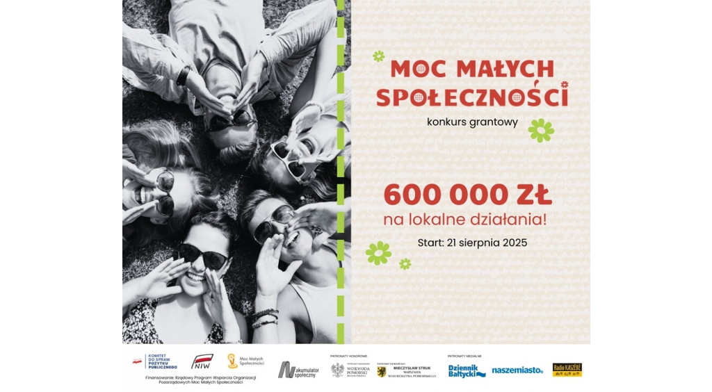 Rusza konkurs „Akumulator Społeczny – Moc Małych Społeczności” dla pomorskich aktywistów i organizacji pozarządowych