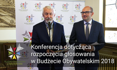 Konferencja dotycząca głosowania w Wejherowskim Budżecie Obywatelskim 2018