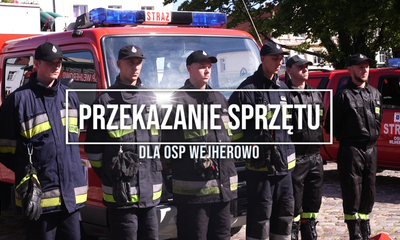 Przekazanie sprzętu dla OSP Wejherowo