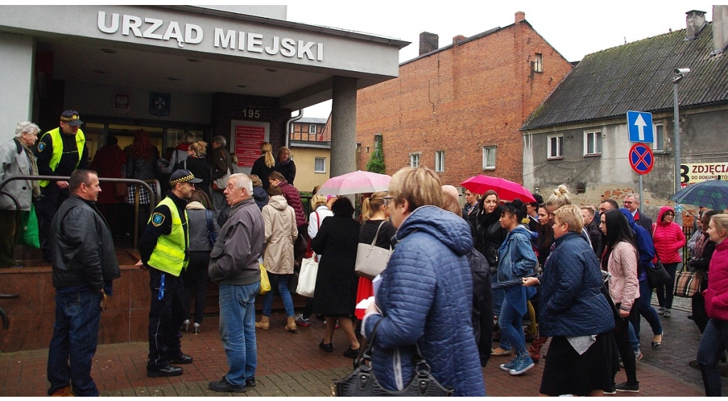 Sprawdzono przebieg ewakuacji w budynku Urzędu Miejskiego