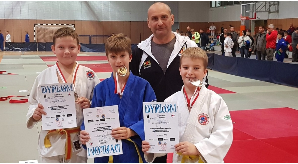 Trzy medale Dragona na Mistrzostwach Pomorza dzieci w Judo