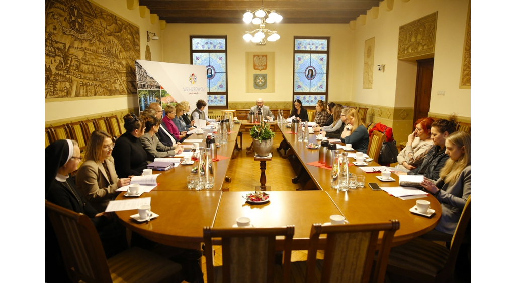 Spotkanie poświęcone organizacji i przeprowadzeniu wyborów do Młodzieżowej Rady Miasta Wejherowa