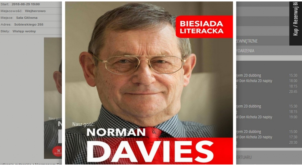 Biesiada Literacka z Normanem Daviesem