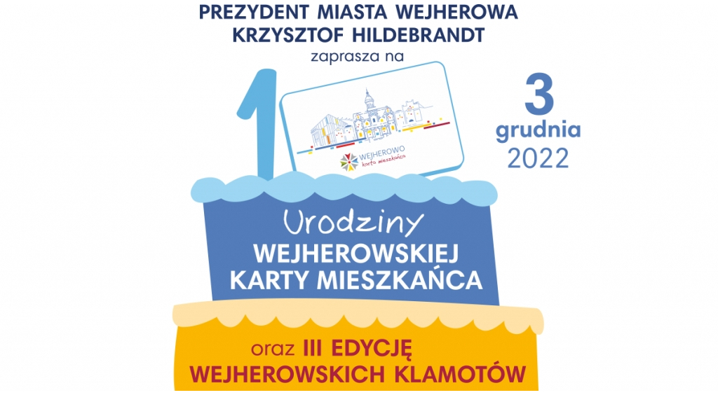 Świętuj z nami pierwsze urodziny Wejherowskiej Karty Mieszkańca! 