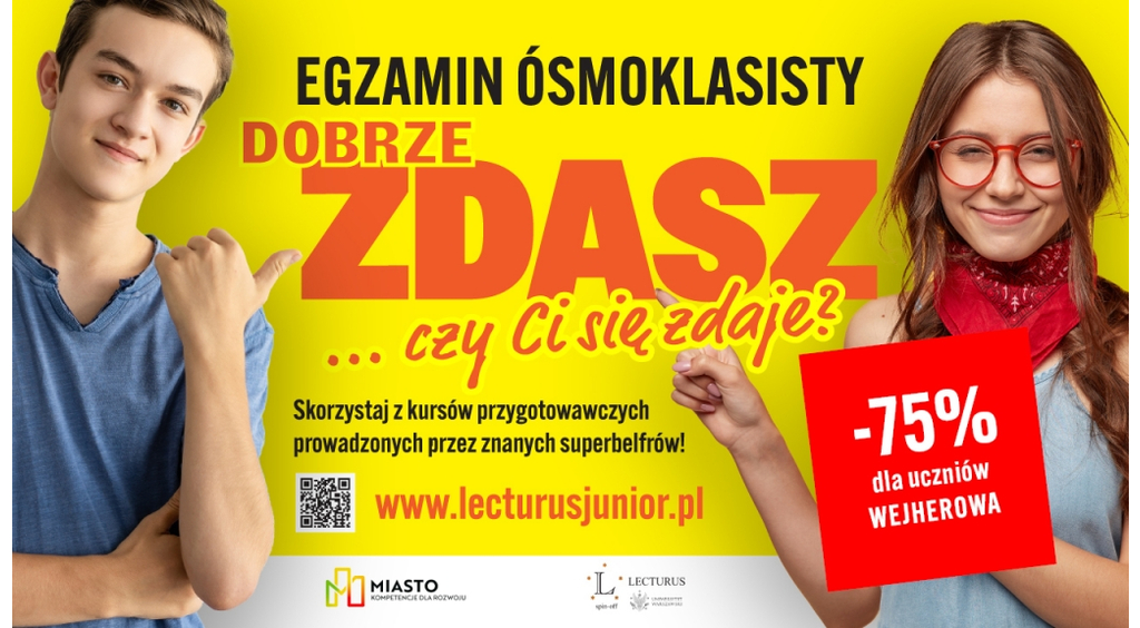 Egzaminy ósmoklasistów - Nowa oferta Fundacji Miasto dla samorządów