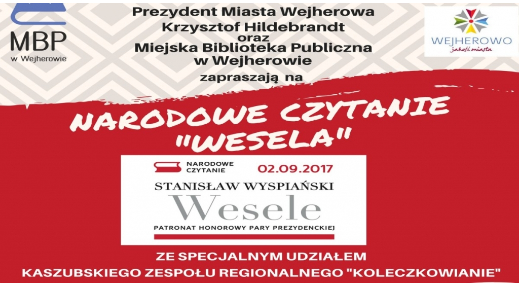 Narodowe Czytanie „Wesela” w Wejherowie 