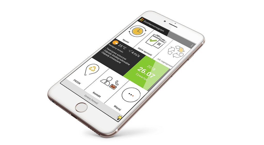 EcoHarmonogram wywozu odpadów w Twoim telefonie