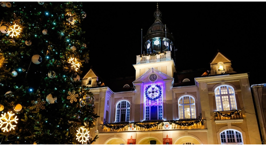 Wejherowo świątecznie oświetlone