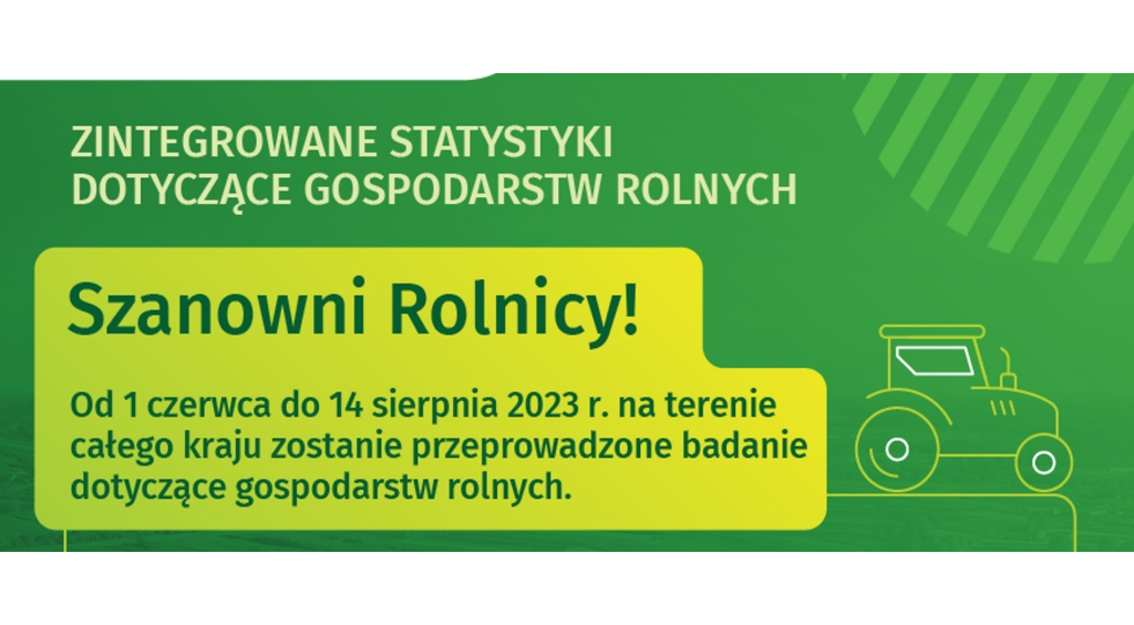 Trwają rolne badania ankietowe dotyczące gospodarstw rolnych