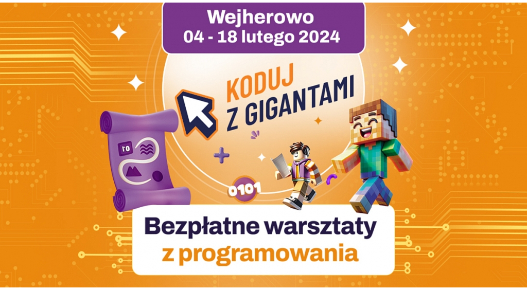 Koduj z Gigantami po raz 14! Wystartowały zapisy na największe bezpłatne warsztaty z programowania 