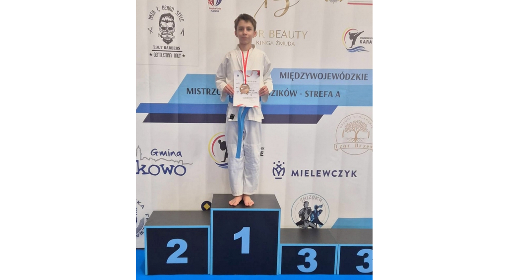 Udział młodych wejherowskich karateków na mistrzostwach 