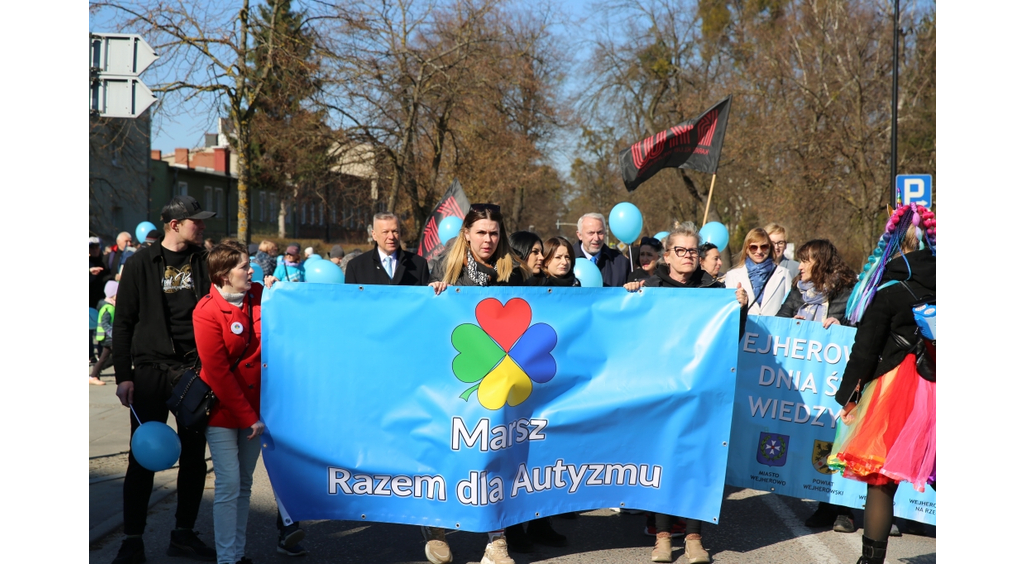 Razem dla autyzmu - w niebieskim marszu przeszli ulicami Wejherowa 