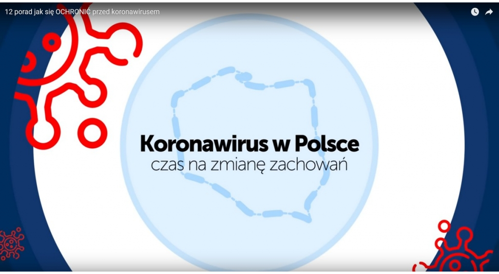 Film jak chronić się  przed koronawirusem