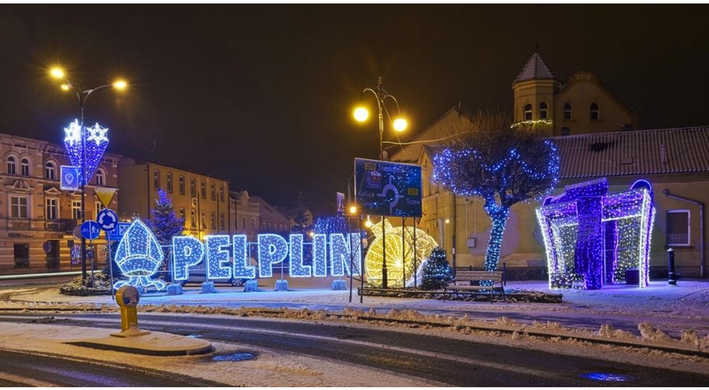 Pelplin z najładniejszymi dekoracjami świetlnymi w województwie