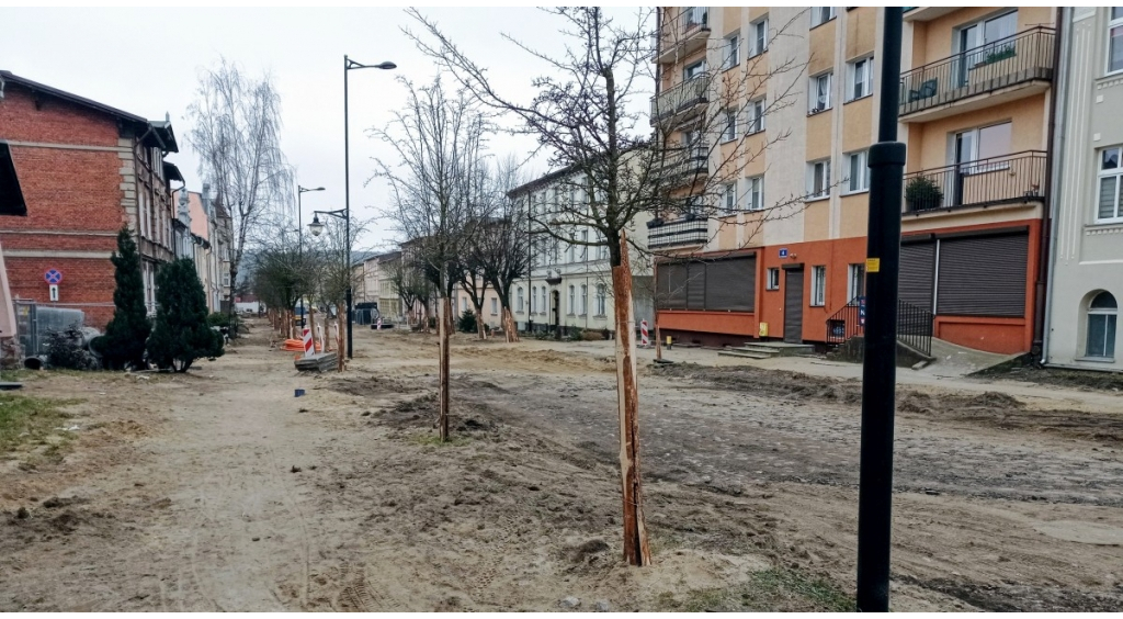 Trwają prace na ulicy Kopernika