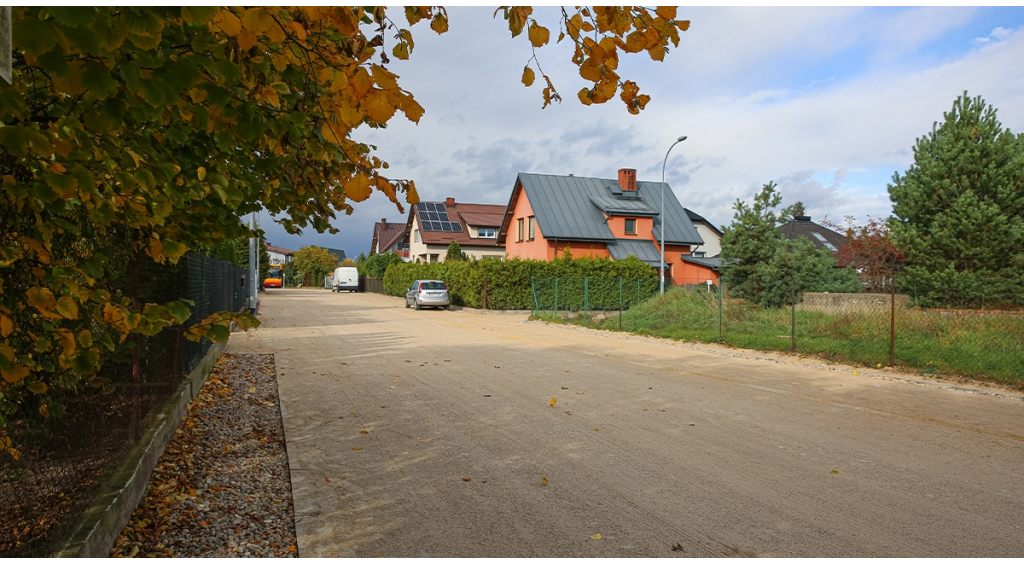 Nowa nawierzchnia na ul. Geodetów 