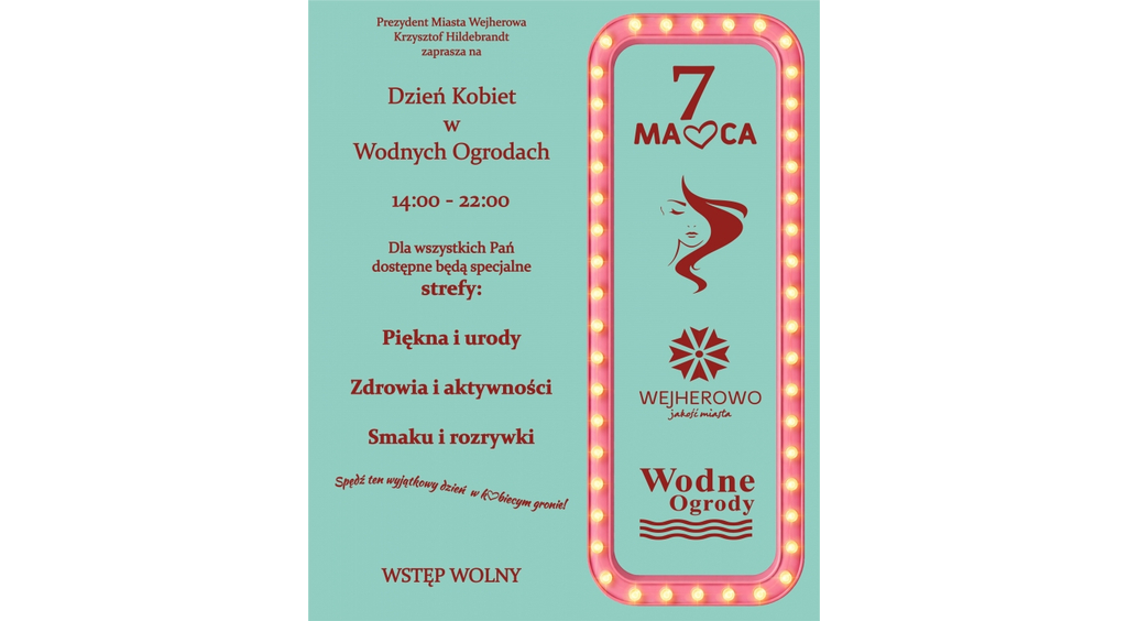 Zapraszamy do wspólnego świętowania Dnia Kobiet!