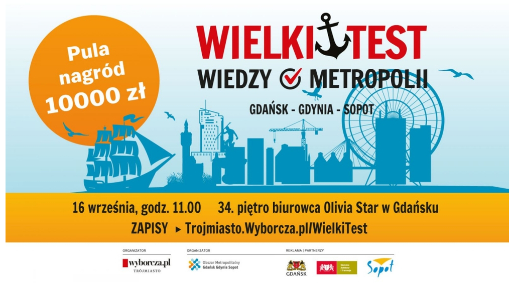 Wielki Test Wiedzy o Metropolii Gdańsk-Gdynia-Sopot!