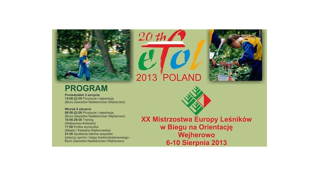 XX Mistrzostwa Europy Leśników w Biegach Na Orientację EFOL 2013